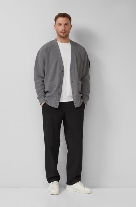 Produktbild s.Oliver Relaxed-Fit-Cardigan aus strukturierter Sweatware (S)