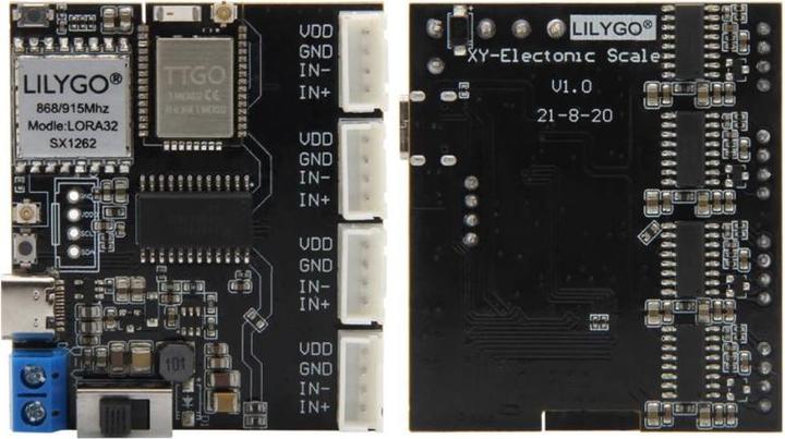 Actual product image Lilygo TTGo T-Weigh ESP32 4x Weight Sensor LoRa Node
