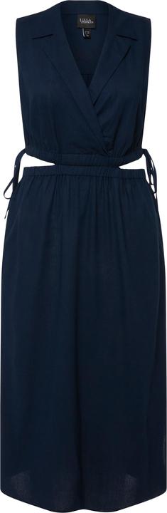 Produktbild Ulla Popken Maxikleid, Leinenmix, A-Linie, Reverskragen, ärmellos (50, 52)
