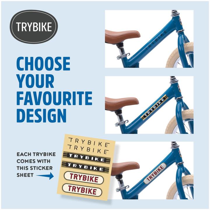Produktbild Trybike Laufrad 2 in 1 vintage, blue matt (12")