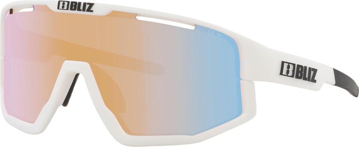 Bliz Fusion Nordic Light (white-coral-orange, White, Orange)