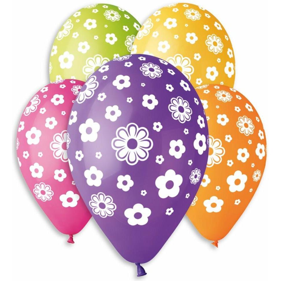GoDan Aufblasbare Luftballons - Blumen 5 Stk.