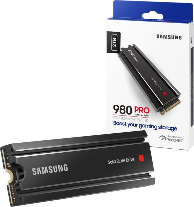Productafbeelding Samsung 980 Pro met koellichaam (2000 GB, M.2 2280)
