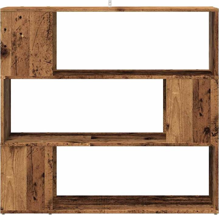 Image du produit vidaXL Bücherregal/Raumteiler Altholz-Optik 100x24x94 cm (100 x 24 x 94 cm)