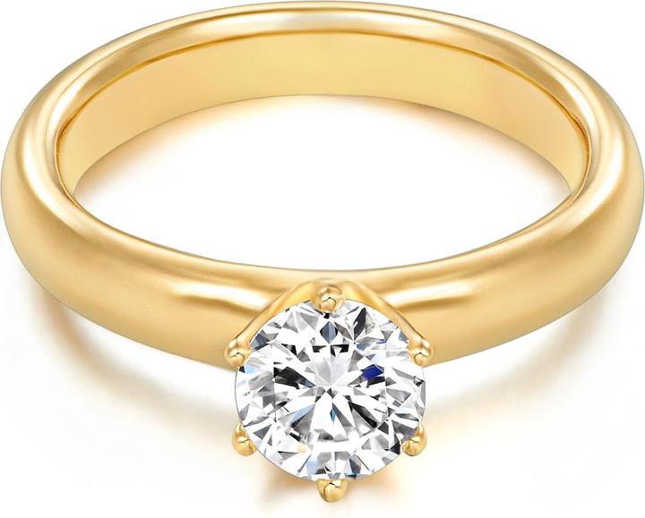 Immagine prodotto Trilani Donna Argento Cubic Zirconia Oro Giallo - 4132 (56, 925 Argento)