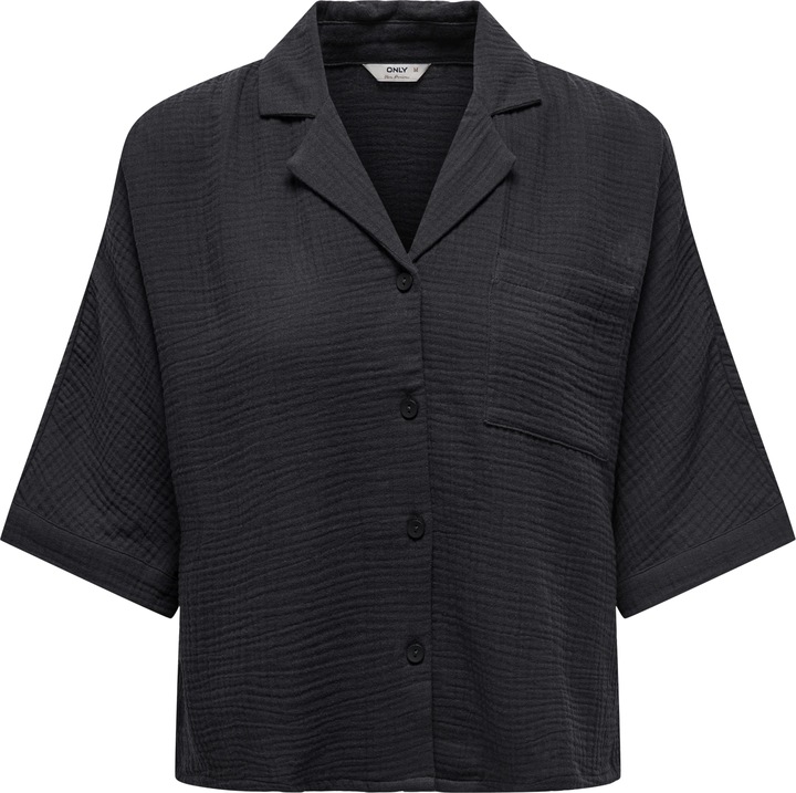 Only Normal geschnitten Button-Down Kragen Hemd Hemd