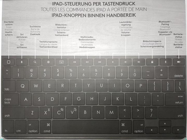 Produktbild Logitech Slim Folio (DE, iPad Pro)