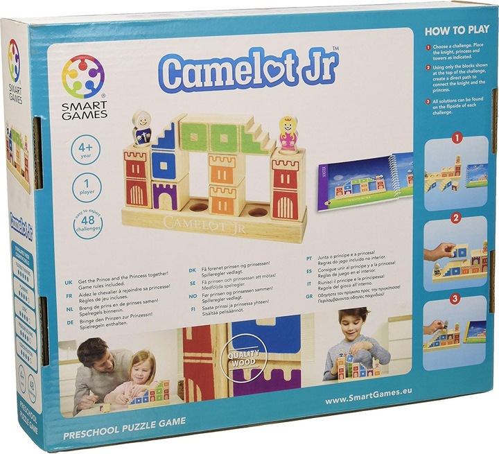 Actual product image Smart Games Camelot Jr. (German, French, Italian, English)
