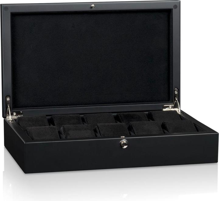 Produktbild Beco Uhrenbox Piano Silk 10 - Schwarz