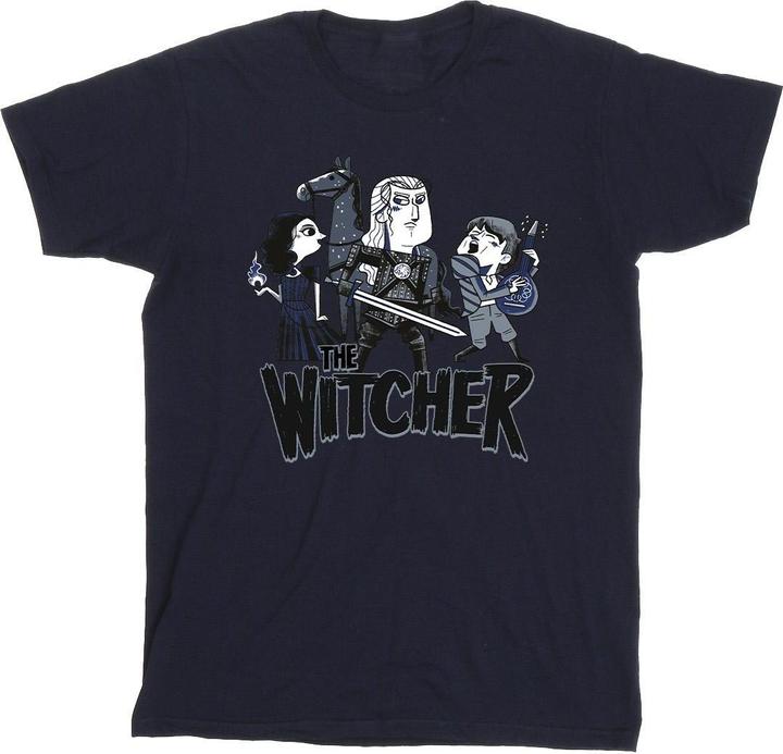 Produktbild Netflix The Witcher Team Illustrated TShirt (5XL)
