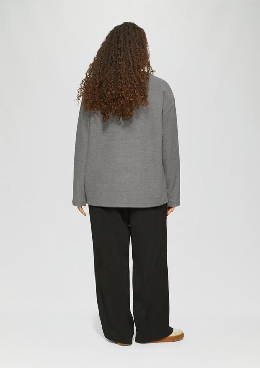Produktbild s.Oliver Sweatshirt Weiches Sweatshirt mit V-Ausschnitt (44)