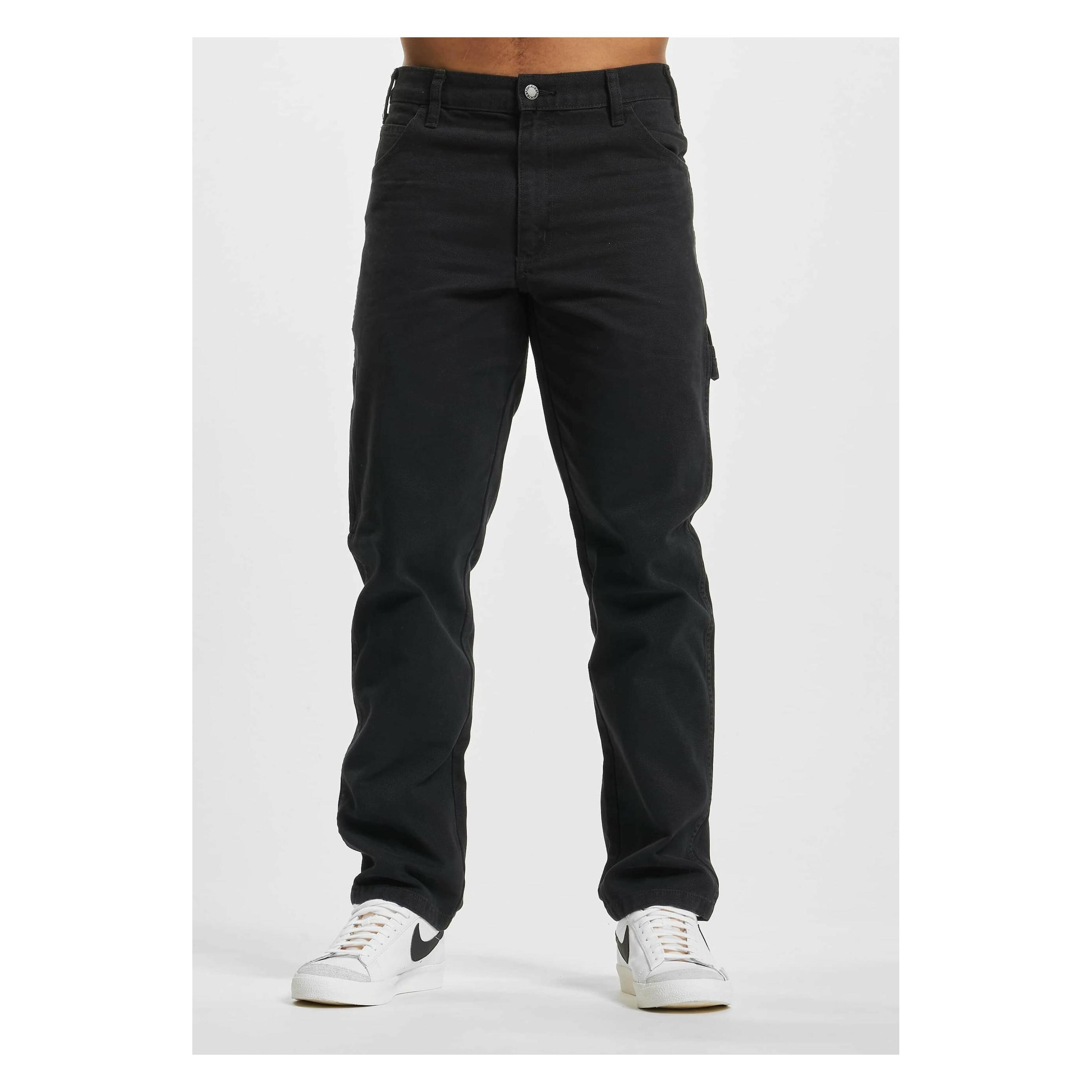 The Dickies, Herren, Hosen, Duck Carpenter Pant Sw Black, Schwarz, (32, M)