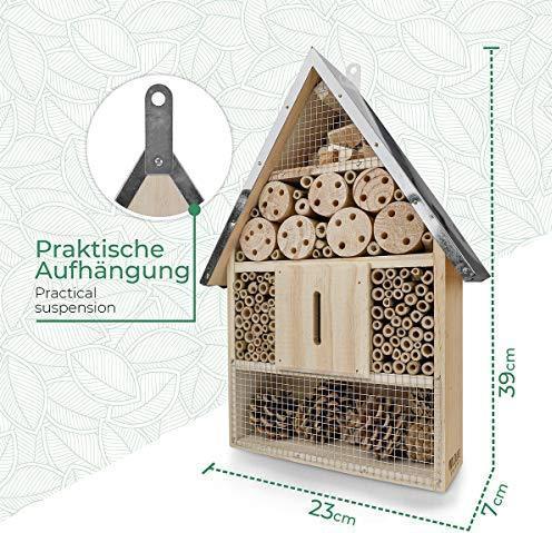 Immagine prodotto Wildlife Friend Grande hotel per insetti (Farfalle, Coccinelle, Vespe scavatrice, Api)