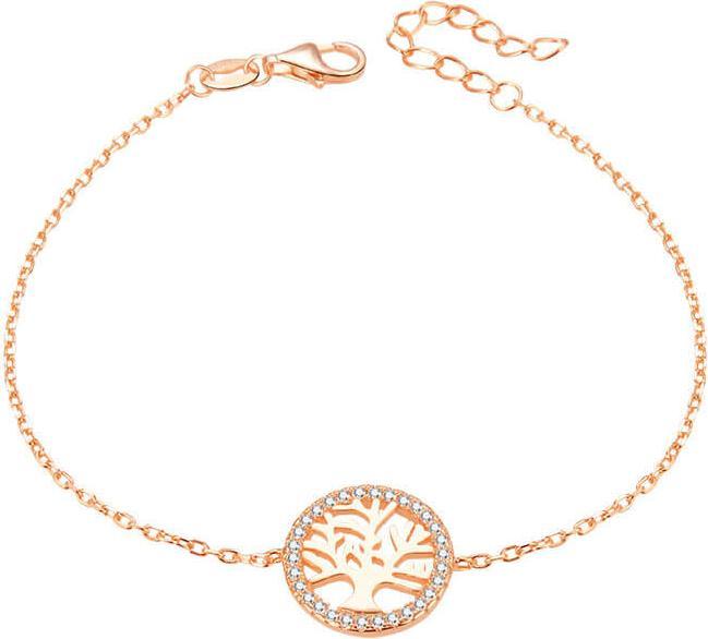 Produktbild Beneto Pink gold plated silver bracelet with tree of life AGB485 / 20-ROSE (L)