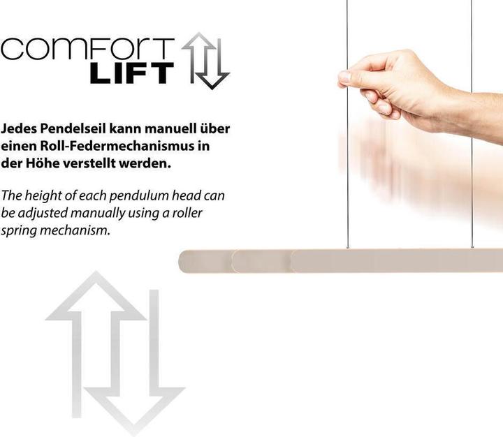 Produktbild Paul Neuhaus LED Pendelleuchte SW ADRIANA ROUND dimmbar Lichttemperaturwechsel höhenverstellbar (5760 lm)