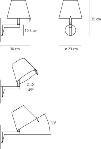 Immagine prodotto Artemide Melampo Wall (E14)