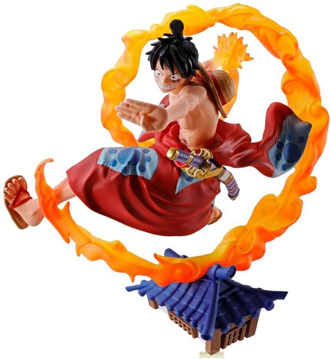 Actual product image Megahouse One Piece Petitrama PVC Mini Statue Logbox Re Birth Wano Kuni Vol. 1 Set 9 cm
