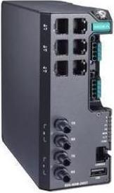 Moxa EDS-4008-2MST-HV - Managed Ethernet switch with 6 10100BaseT(X) ports, 2 100BaseFX multi-mode ports (8 ports)