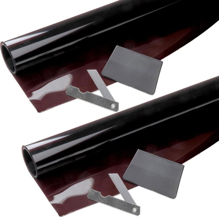 Immagine prodotto Dunlop Set di 2 pellicole protettive per auto, pellicola oscurante per parabrezza, 300 x 50 cm