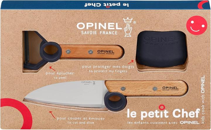 Actual product image Opinel LE PETIT CHEF children's kitchen set, 3-piece
