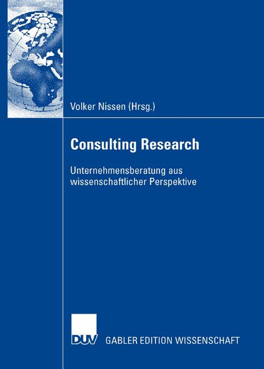 Produktbild Consulting Research (Deutsch, 2007)