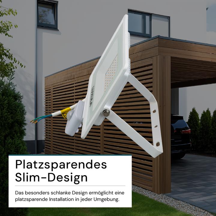 Produktbild Luxula LED-Fluter mit Bewegungsmelder (5000 lm, IP65)