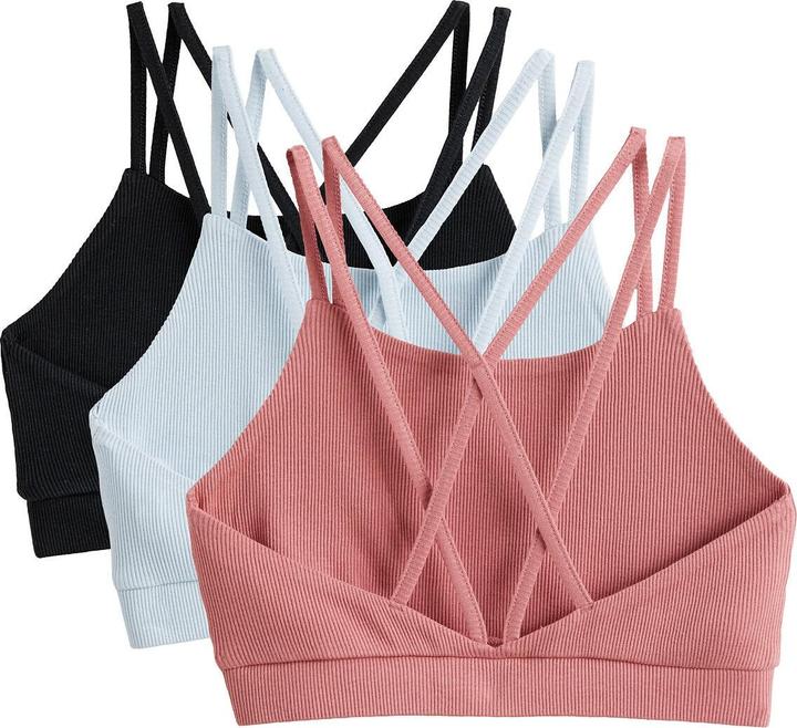 Produktbild La Redoute Collections 3er-Pack Baumwoll-Bustiers (3er Pack)