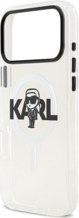 Image du produit Karl Lagerfeld - IML MagSafe Sketch Logo (KLHMP17XHGKIGKBT) - iPhone 17 Pro Max - Transparent Karl (Apple iPhone 17 Pro Max)