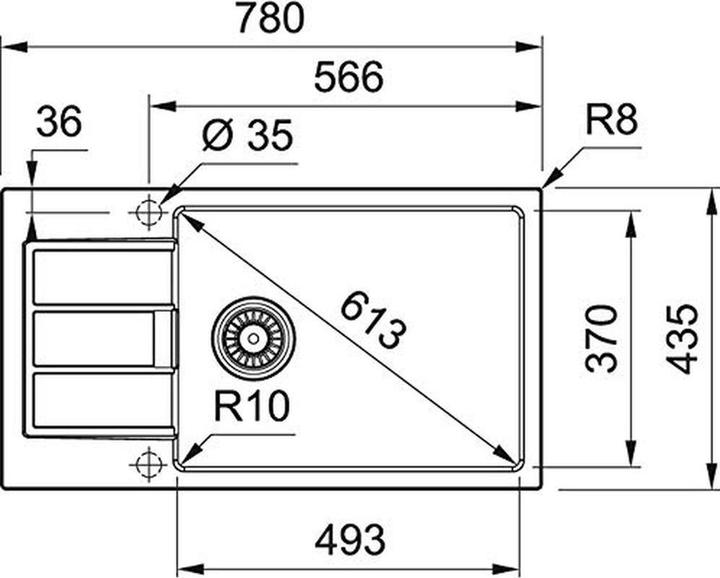 Image du produit Franke Evier encastré Tectonite Sirius XL (Evier encastré)