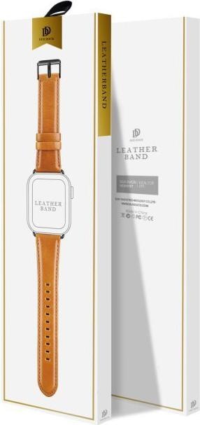 Actual product image Dux Ducis Business Series Genuine Leather Replacement Strap (40 mm, 38 mm, 41 mm, Genuine leather, Apple Watch Series 2, Apple Watch Series 3, Apple Watch Series 1, Apple Watch Series 4, Apple Watch Series 5, Apple Watch Series 6, Apple Watch Series 7, Apple Watch Series 8, Apple Watch Series 9, Apple Watch SE)