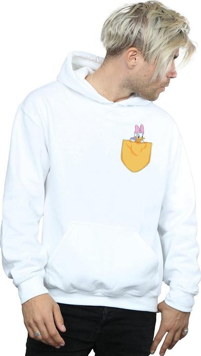 Immagine prodotto Disney Daisy Duck Faux Pocket Felpa con Cappuccio Uomo (3XL)