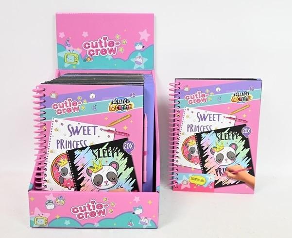 Produktbild Canenco Cutie Crew Kratz- und Malbuch