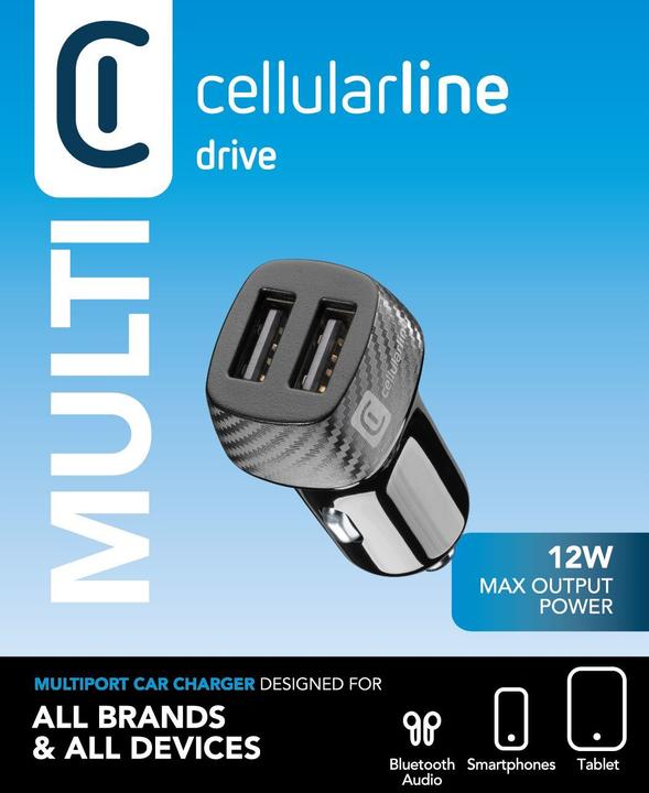 Produktbild Cellularline Car Charger Dual