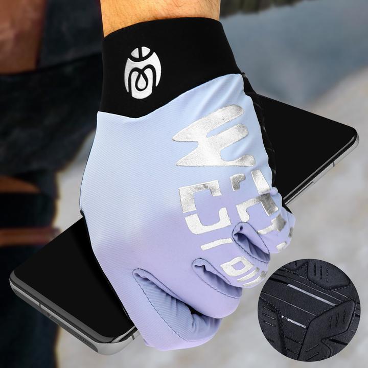 Produktbild Avizar West Biking Touchscreen-Fahrradhandschuhe,Rutschfeste Handfläche,Grösse XS - Blau (XS)