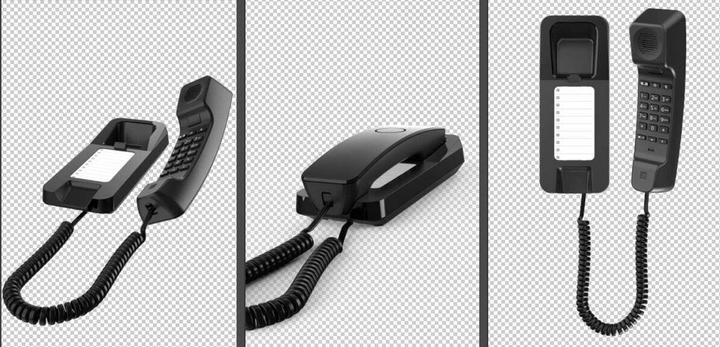 Actual product image Gigaset DESK 200 Analogue telephone Black