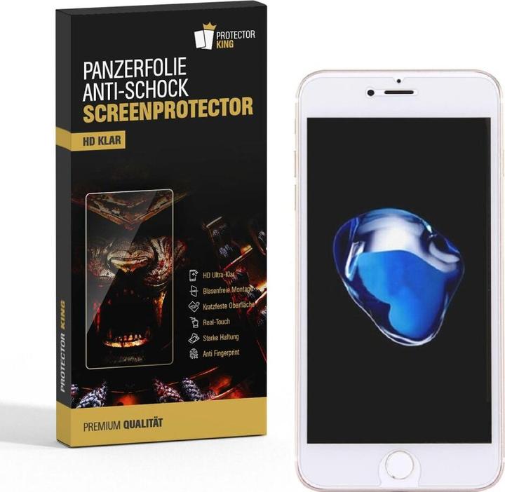 Produktbild Protectorking 4x Panzerfolie Anti-Shock HD Klar (4 Stück, Apple iPhone 6 Plus)