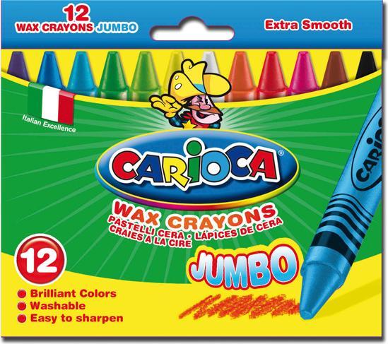 Image du produit Carioca Crayon de cire Maxi Wax (12x)
