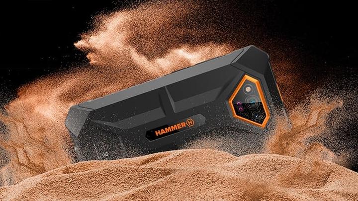 Actual product image Myphone Hammer Iron V LTE 6/64GB pomarańczowy (64 GB, Orange, 6.50", eSIM, 4G)