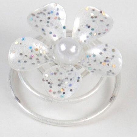 Solida Hair spiral flower/glitter ivory