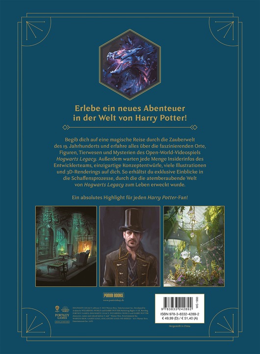 Image du produit Panini Making-of und Design von Hogwarts Legacy (Allemand, Michael Owen, Jody Revenson., 2023)