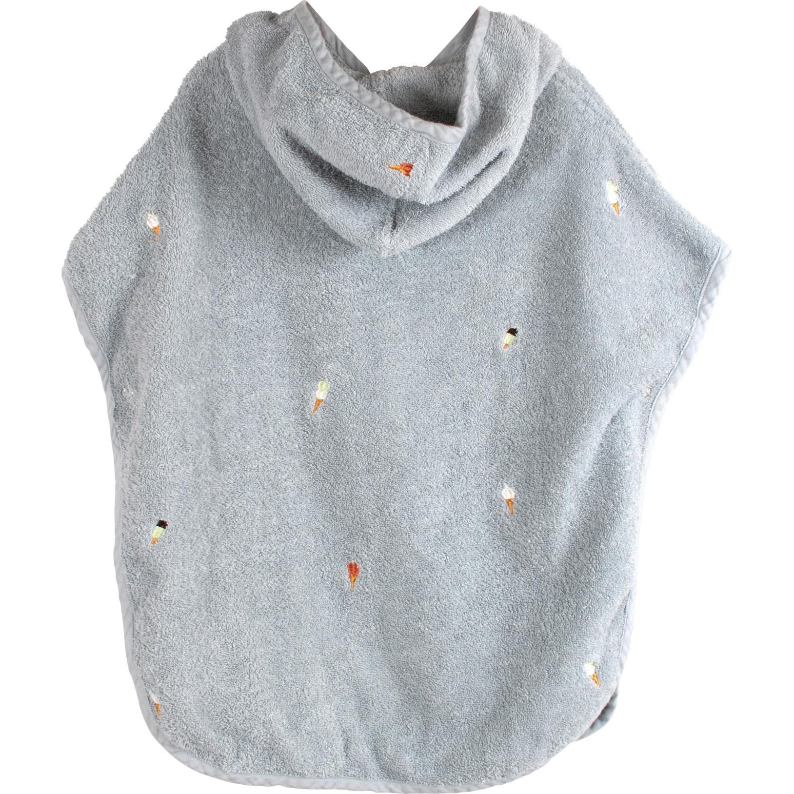 Thumbnail - Filibabba, Babybadetuch, Badeponcho mit Stickmuster