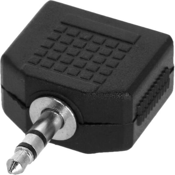Thumbnail - Adam Hall 4 STAR AY MF3 MM3 - Y-Adapter 2 x 3,5 mm Klinke TRS female auf 3,5 mm Klinke TRS female, Audio Adapter