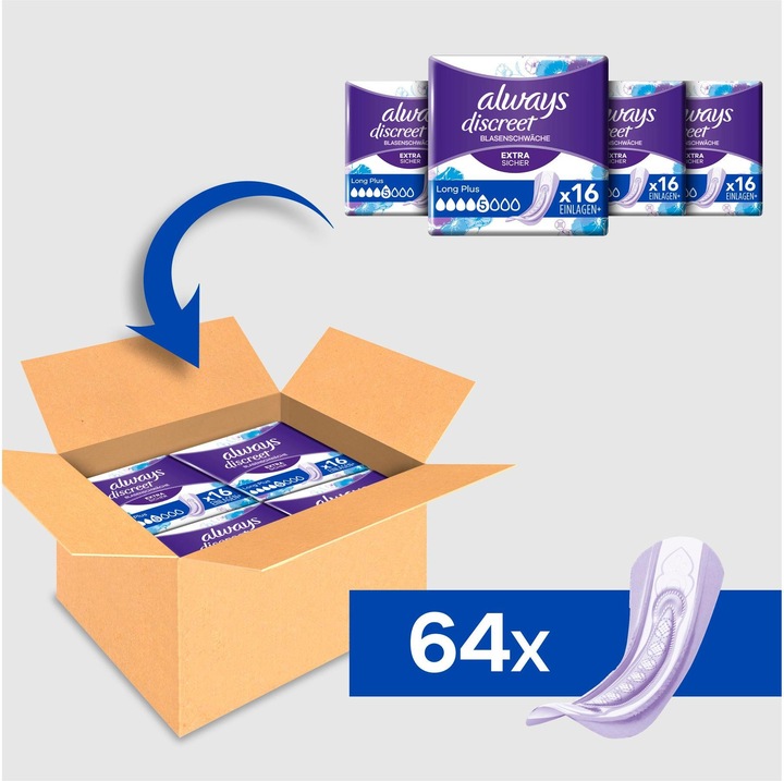 Actual product image Always Discreet (64 x, Large plus)