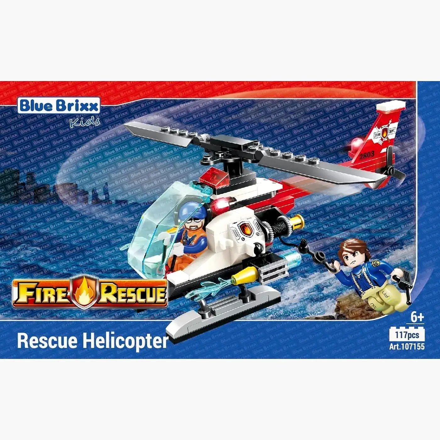 BlueBrixx-Pro BlueBrixx - Stadtfeuerwehr: Helicopter (107155)