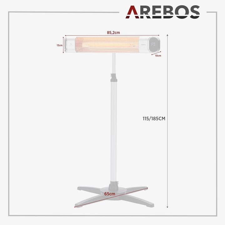 Produktbild Arebos Infrarot Heizstrahler (2000 W)