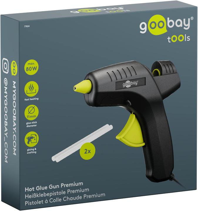 Actual product image Goobay Heissklebepistole Premium 80 W, inkl. 2 Klebesticks