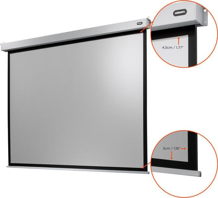 Produktbild Celexon Electric Professional Plus Data format - Leinwand - Deckenmontage möglich, geeig (78.74", 4:3)