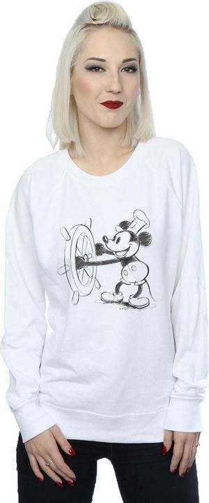 Immagine prodotto Disney Mickey Mouse Steamboat Sketch Felpa Donna (M)