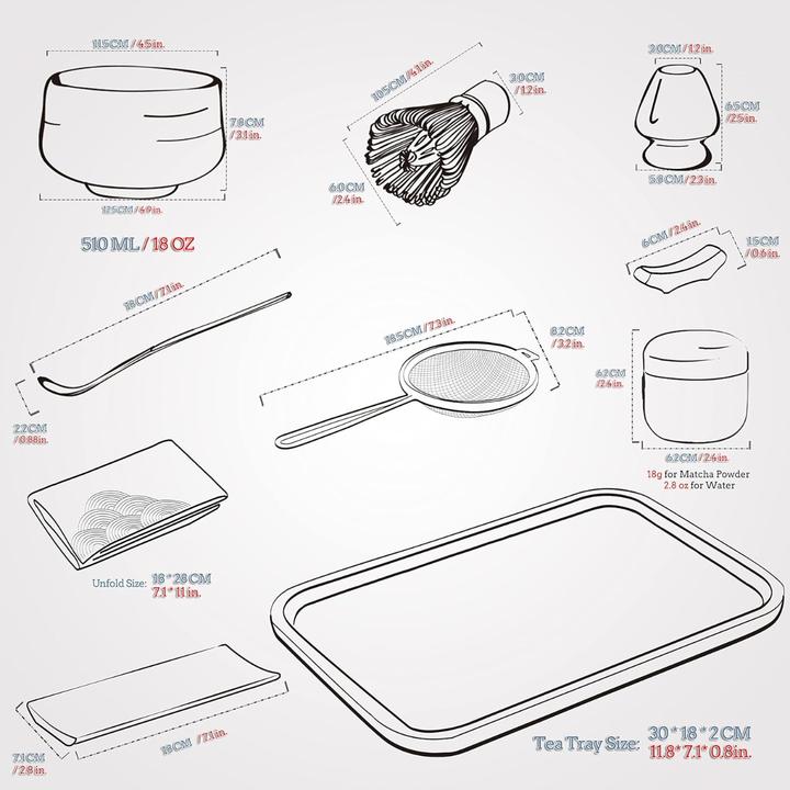 Image du produit Teanagoo Matcha Set Hellgrün 10-tlg.