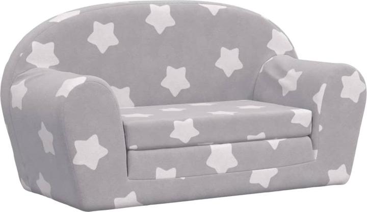 Hellgrau mit Sternen